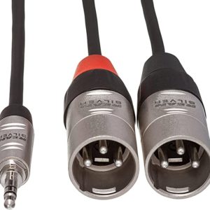 Hosa HMX-006Y 3.5 mm TRS to Dual XLR Pro Stereo Breakout Cable