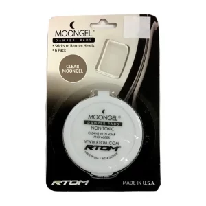 RTOM Moongel Damper Pads, 6 Pack, Clear