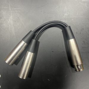 Hosa XYM-121 Y Cable - XLR Female To Dual XLR Male